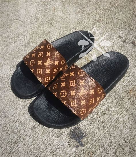 custom louis vuitton slides|louis vuitton slides price.